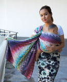 Bombora Waves in Espresso (Ring Sling)