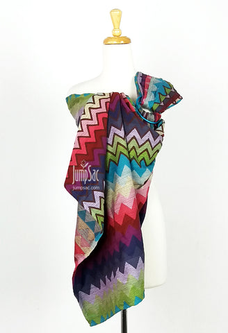 Bombora Waves in Espresso (Ring Sling)