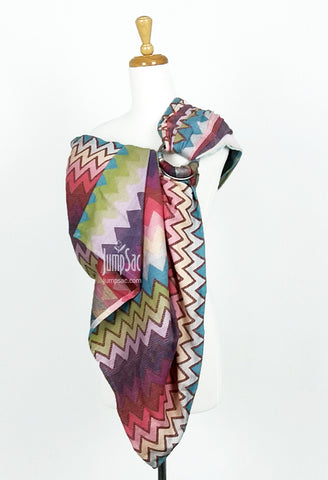 Bombora Waves in Pale Pink (Ring Sling)