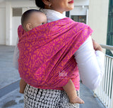 Damask Pink/Navy (Woven Wrap)