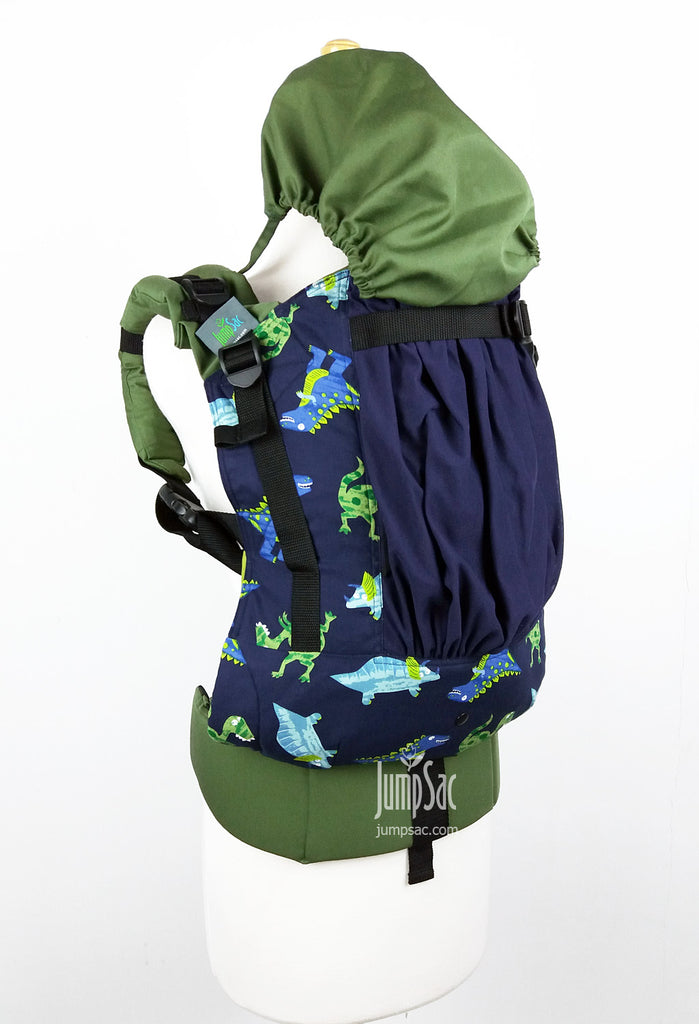 Dino Roar with Navy Blue Mesh on Moss (Flux)