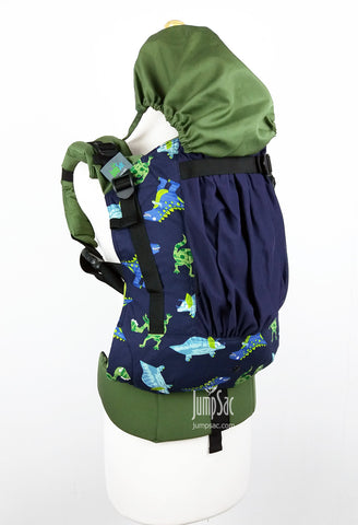 Dino Roar with Navy Blue Mesh on Moss (Flux)