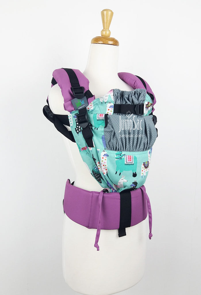 Drama Llama with Grey Mesh on Orchid (Flux)