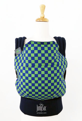Checkered Blue/Green on Blueberry (Orbit)