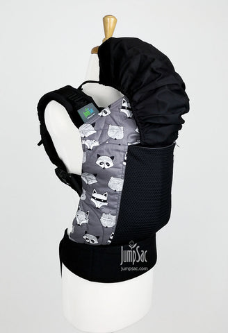 Tribal Fox with Black Mesh on Black (Orbit)