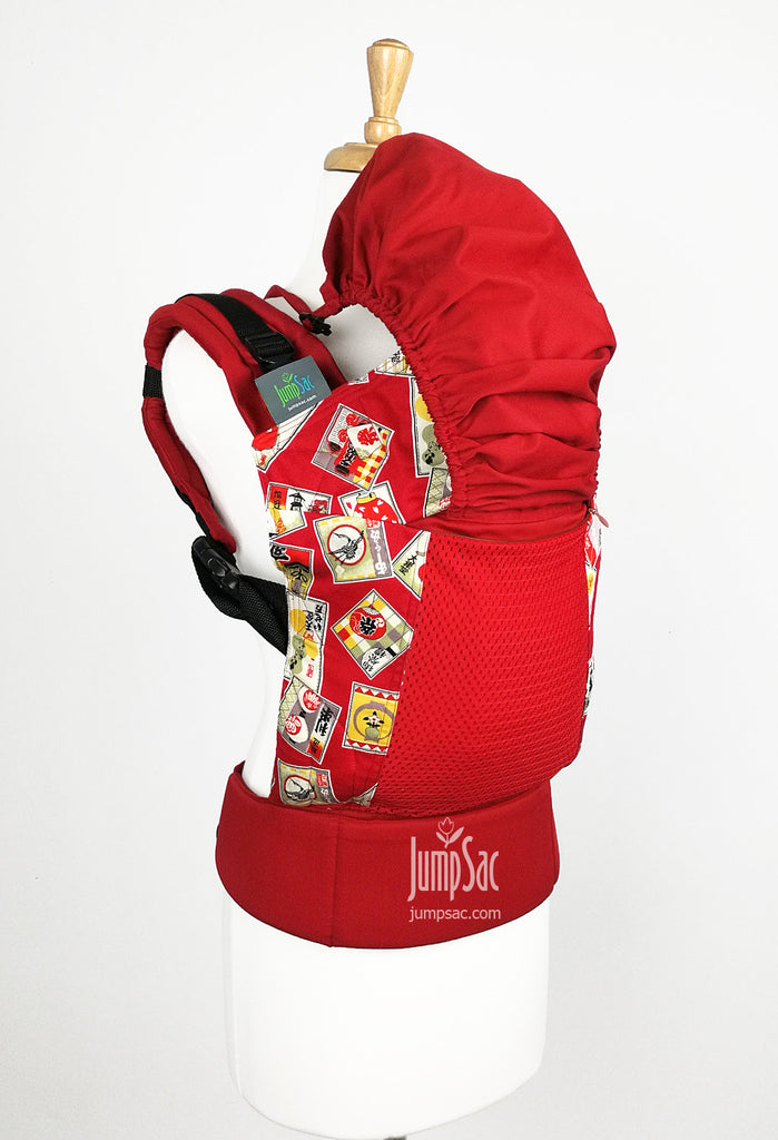 Toro Nagashi with Red Mesh on Chili Red (Orbit)