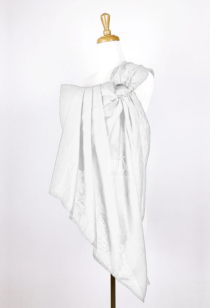 Chantilly White Raw Silk (Ring Sling)