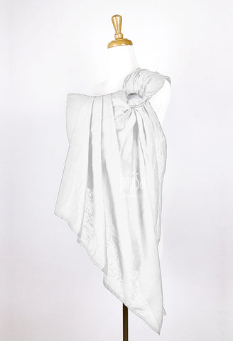 Chantilly White Raw Silk (Ring Sling)