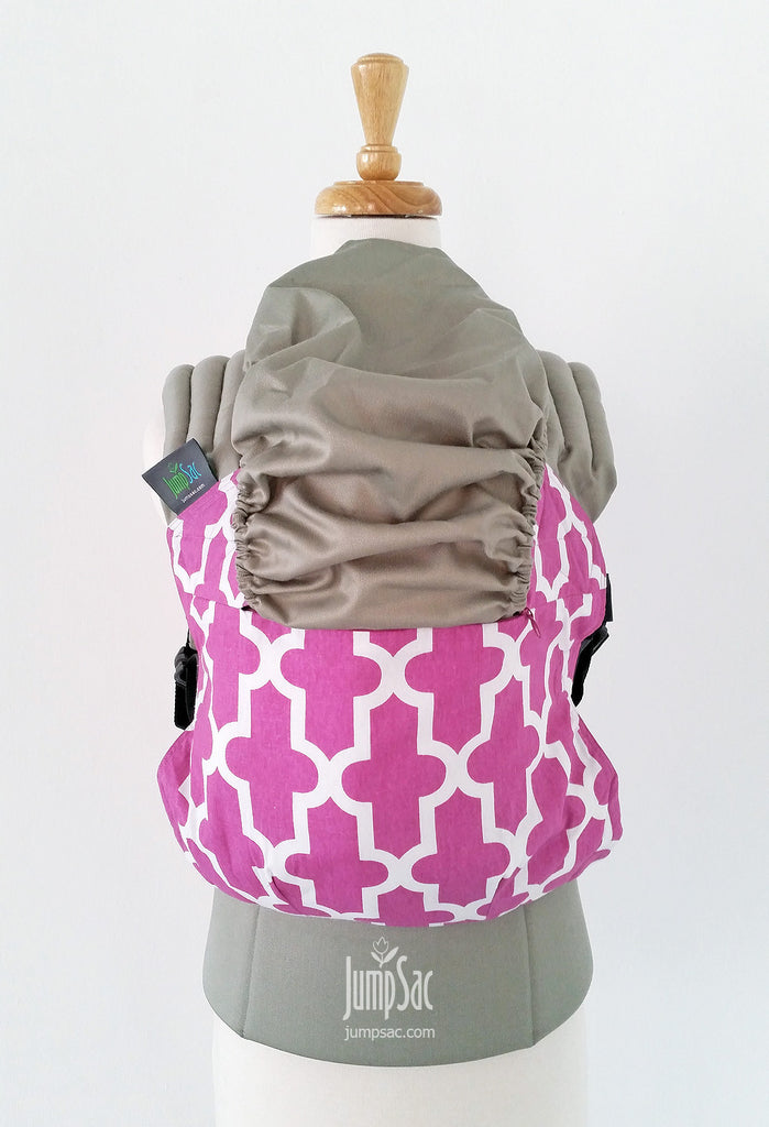 Pink Quatrefoil on Graphite (Orbit)