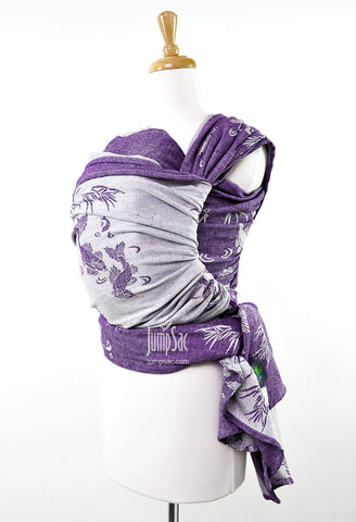 Sakana Koi in Autumn Purple (Woven Wrap)