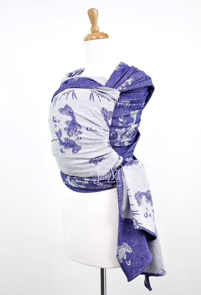Sakana Koi in Patriot Blue (Woven Wrap)