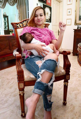 Damask Pink/Grey (Struts Tunic)