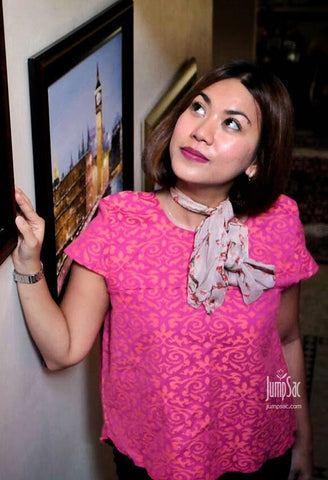 Damask Pink/Orange (Struts Tunic)