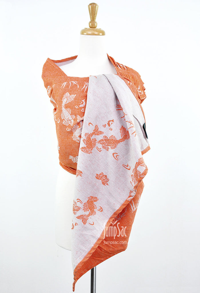 Sakana Koi in Muted Orange (Reverse) (Ring Sling)